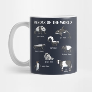 Funny Animals Panda of the World Pun Names for Kids, Men and Women Mug